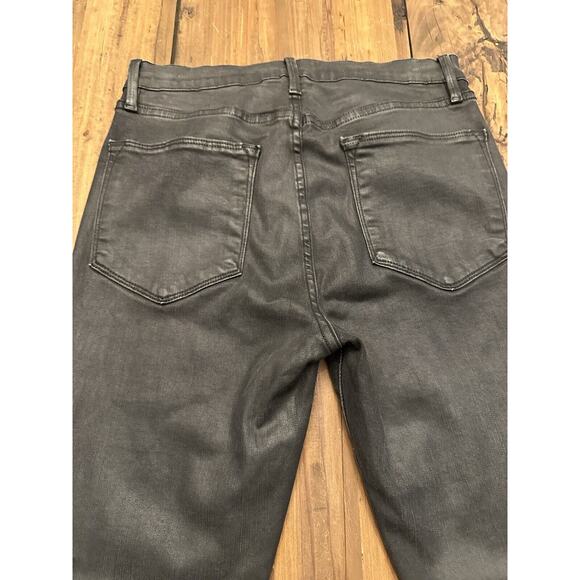 Frame Jeans Size 28 Women’s Le High Skinny Black Denim Stretch Classic - Picture 15 of 15